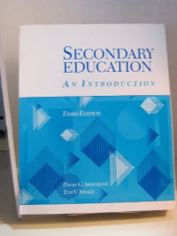 Image of Secondary Education : An Introduction